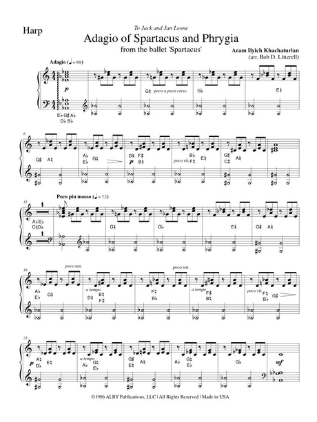 Khachaturian: Adagio of Spartacus and Phrygia (arr. for harp quintet)