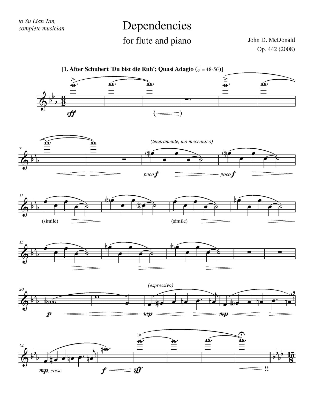 McDonald: Dependencies, Op. 442