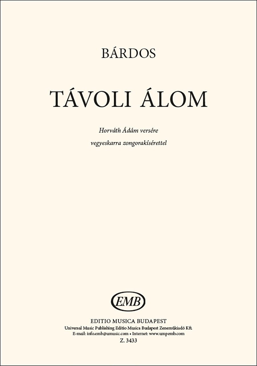 Bárdos: Distant Dream