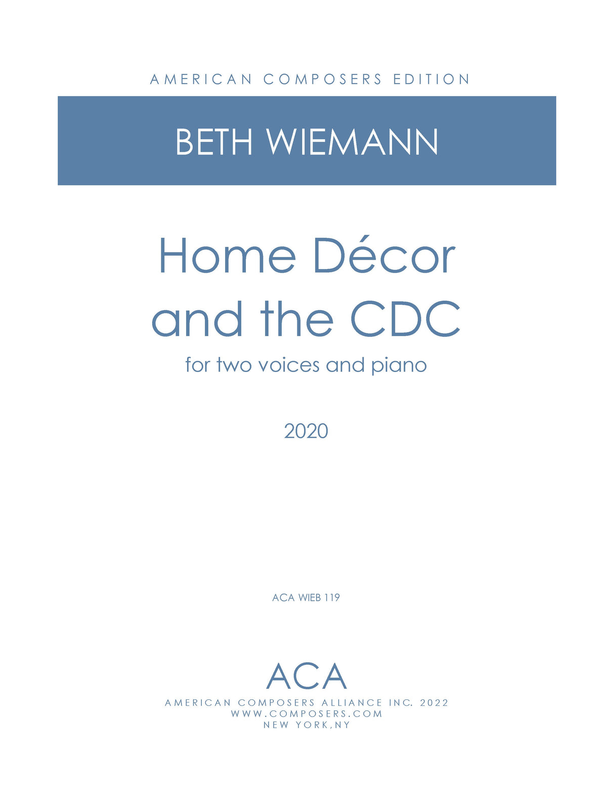Wiemann: Home Décor and the CDC