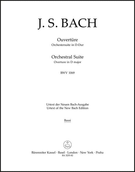 Bach: Orchestral Suite (Overture) in D Major, BWV 1069