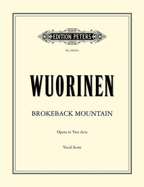 Wuorinen: Brokeback Mountain