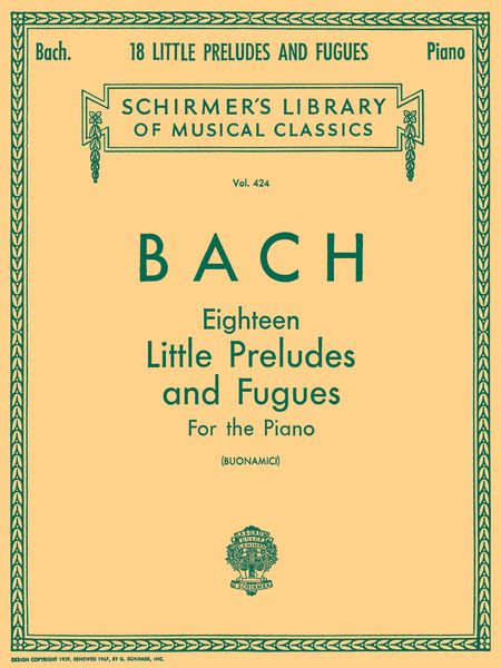 Bach: Fughetta, BWV 902 – Ficks Music