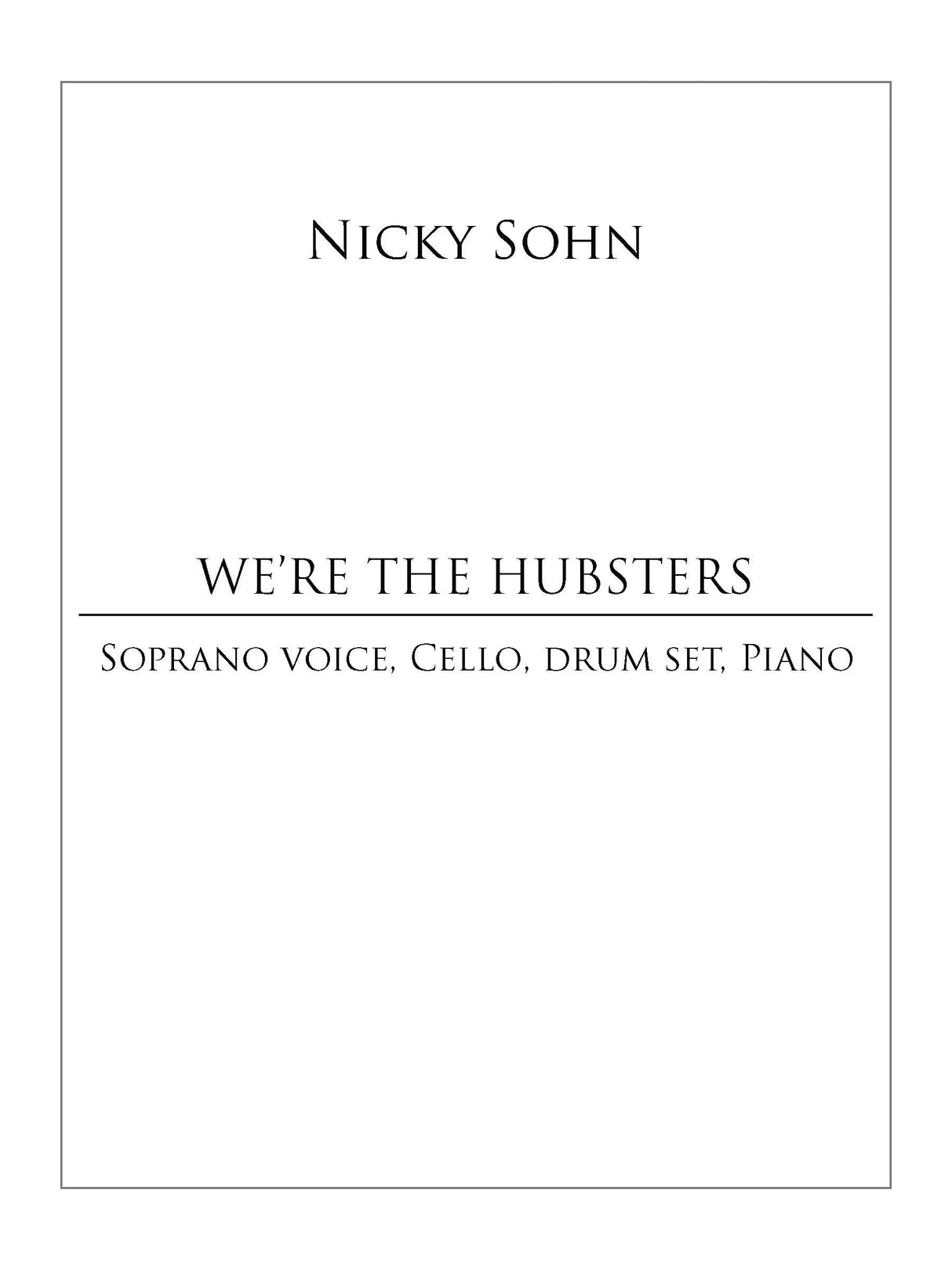 Sohn: We're the HUBsters