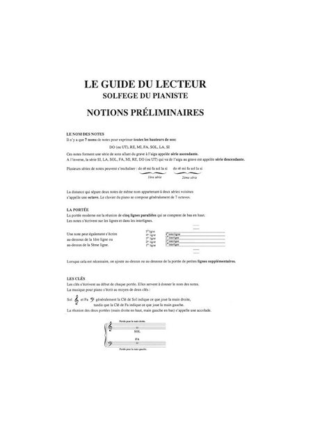 Duvernoy: Le Guide de lecteur, Op. 281 - Volume 1 (152 lessons)