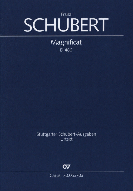 Schubert: Magnificat in C Major, D. 486 – Ficks Music