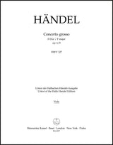 Handel: Concerto grosso in F Major, Op. 6, No. 9, HWV 327