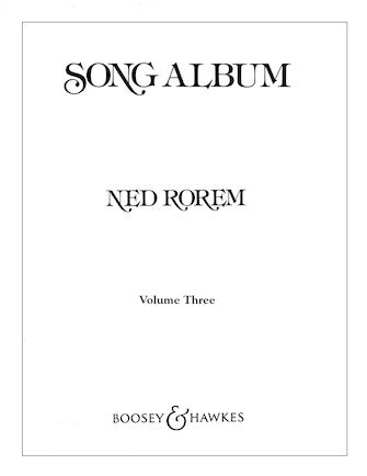 Rorem: Song Album – Volume 3