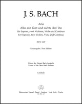 Bach: Alles mit Gott and nichts ohn' ihn, BWV 1127