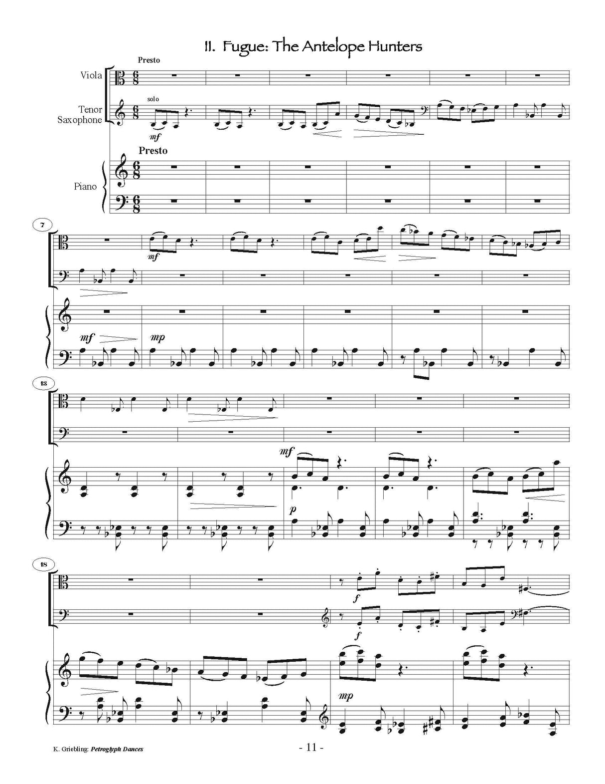 Griebling: Petroglyph Dances