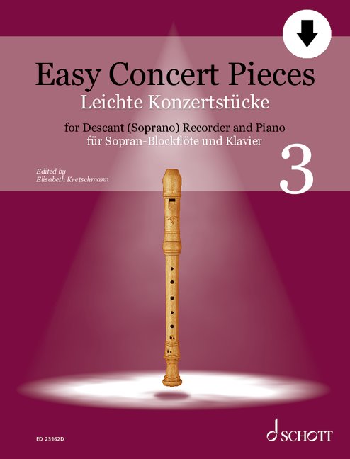 Easy Concert Pieces - Recorder Volume 3