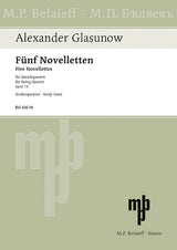 Glazunov: 5 Novelettes, Op. 15