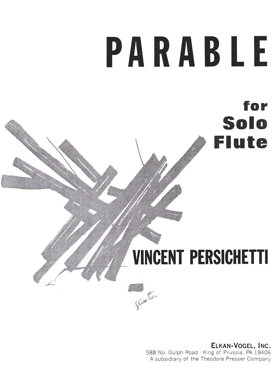 Persichetti: Parable I for Solo Flute, Op. 100