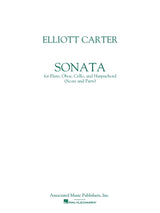 Carter: Sonata for Flute, Oboe, Cello and Harpsichord