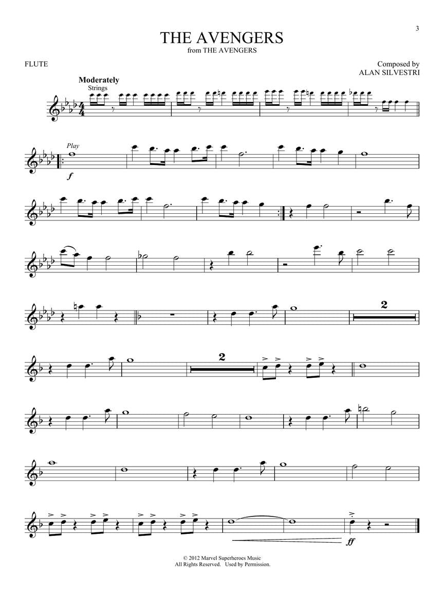 Superhero Themes Instrumental Play-Along for Flute