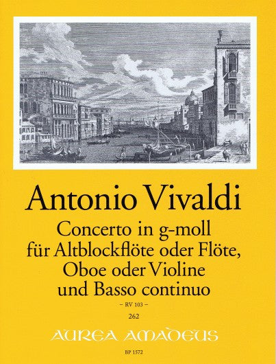 Vivaldi: Concerto in G Minor, RV 103
