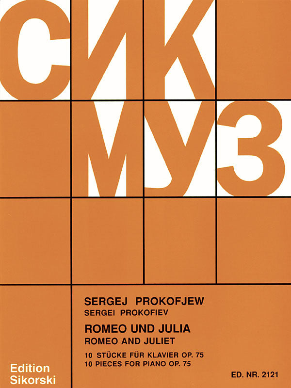 Prokofiev: 10 Selections from Romeo and Juliet, Op. 75 – Ficks Music