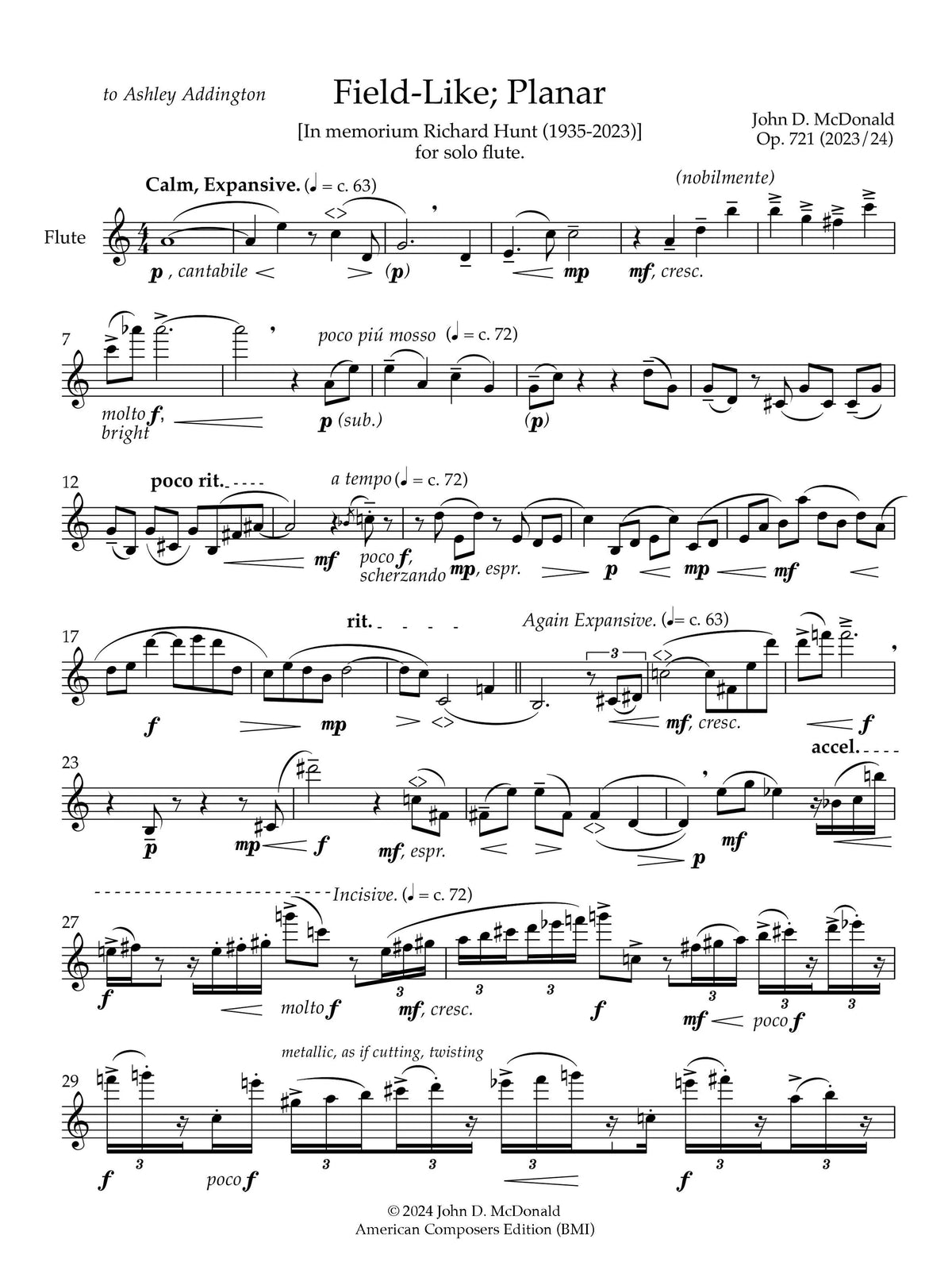 McDonald: Field-Like; Planar