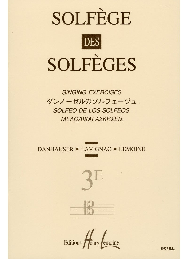 Solfège des Solfèges - Volume 3E