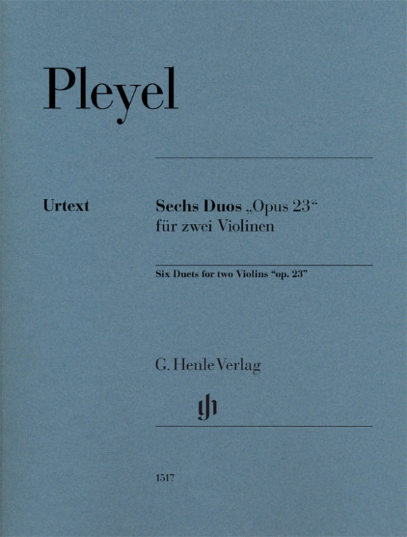 Pleyel: 6 Duets, Op. 23
