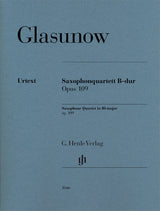 Glazunov: Saxophone Quartet in B-flat Major, Op. 109