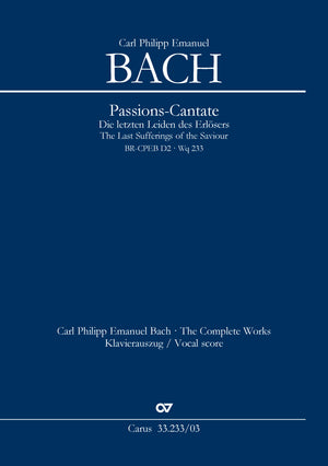 C.P.E. Bach: Passions-Cantate