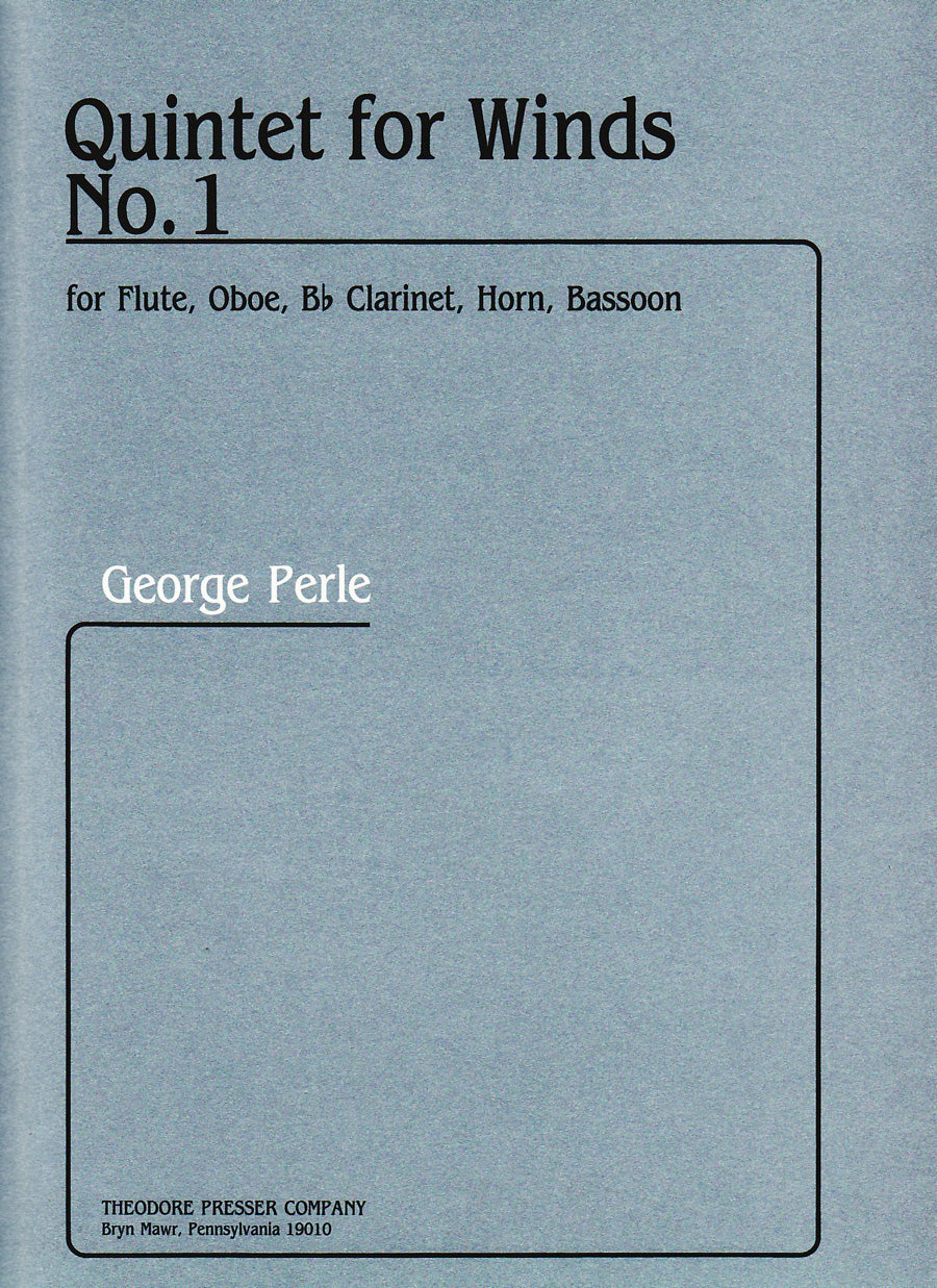 Perle: Wind Quintet No. 1