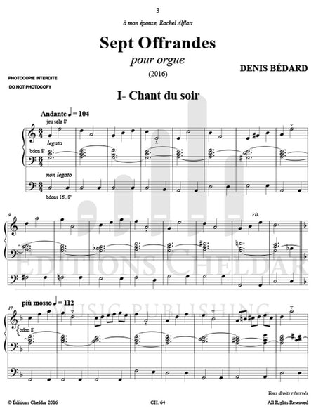 Bédard: Sept Offrandes