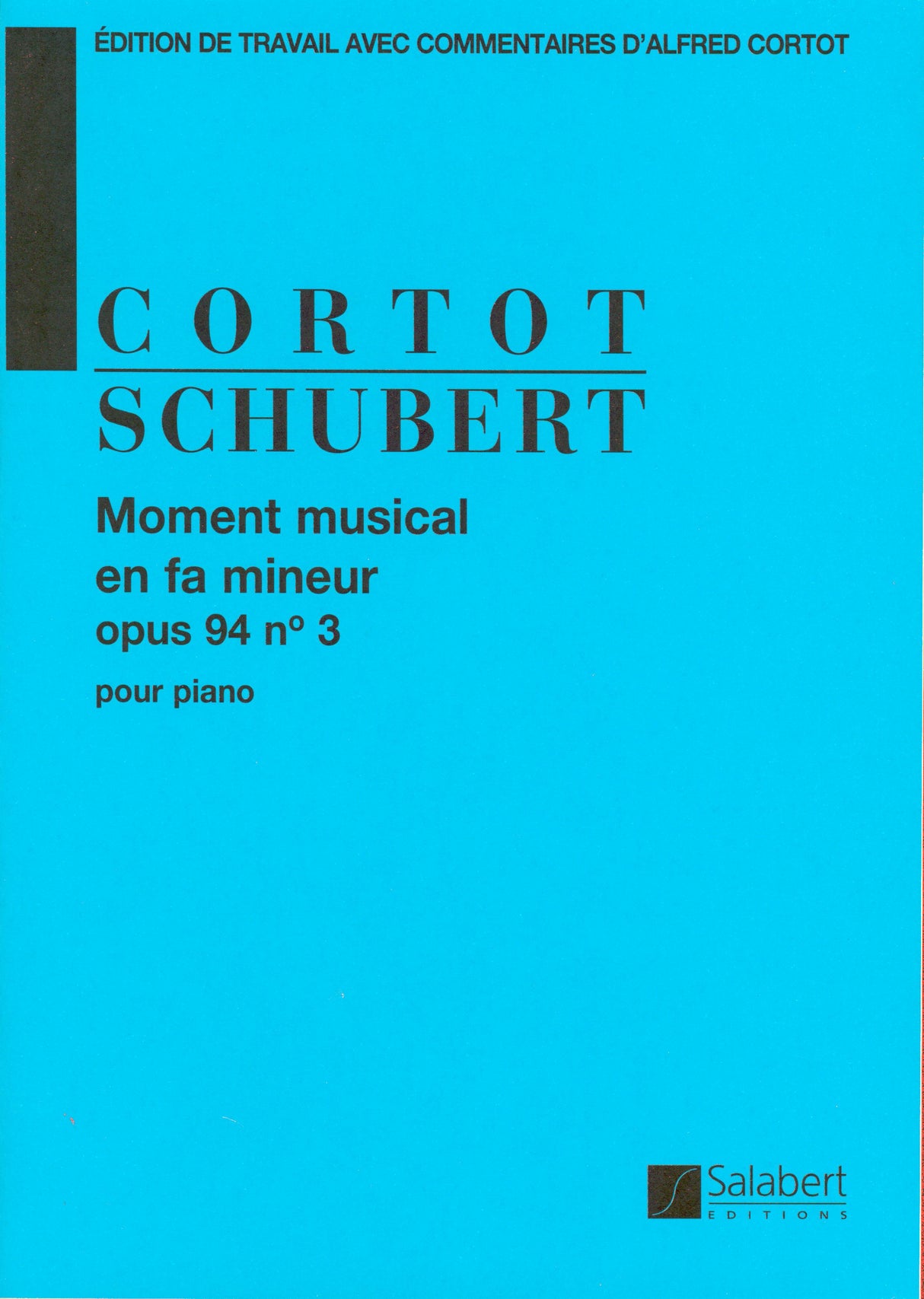 Schubert: Moment musical in F Minor, Op. 94, No. 3