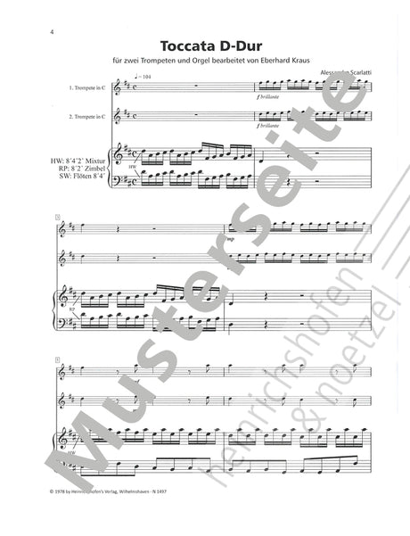 A. Scarlatti: Toccata in D Major (arr. for 2 trumpets & organ)