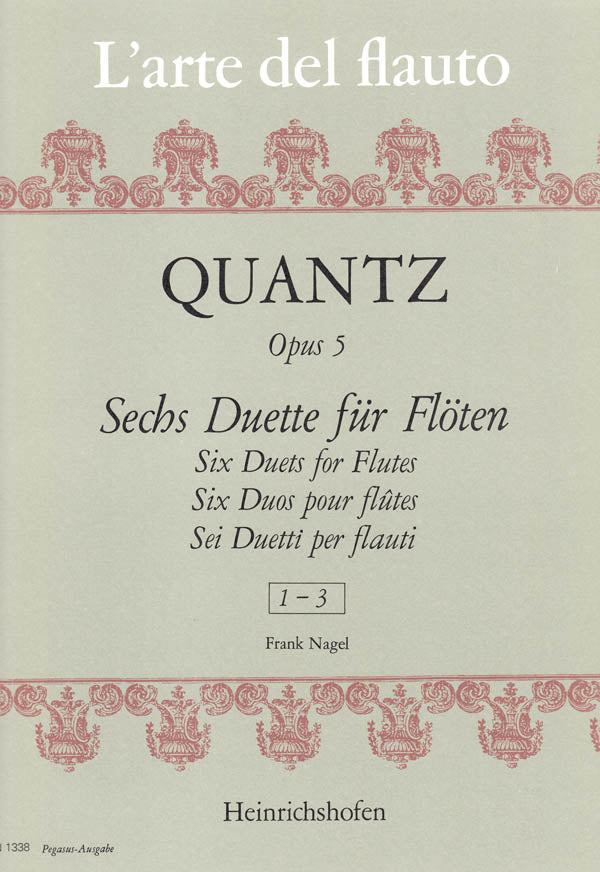 Quantz: Flute Duets, Op. 5, Nos. 1-3