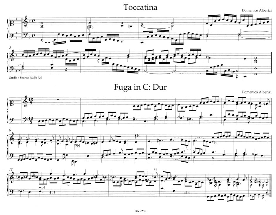 German Organ and Keyboard Music from Bach's Period