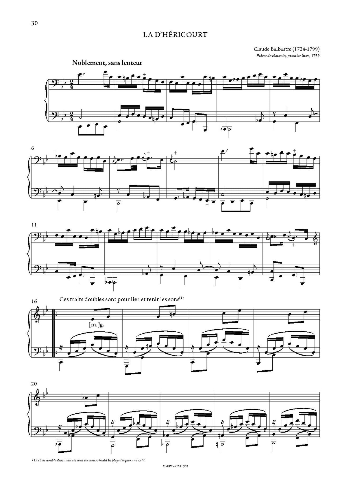 Anthology of French Baroque Music - Harpsichord - Volume 2