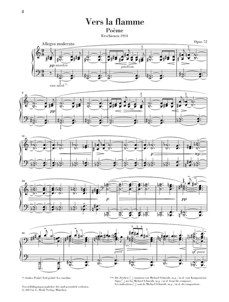 Scriabin: Vers la flamme (Poème), Op. 72