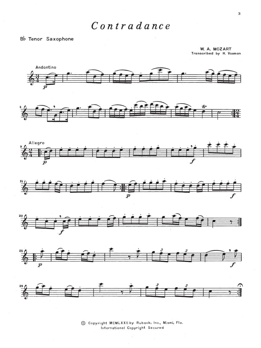 Concert and Contest Collection - Tenor Saxophone