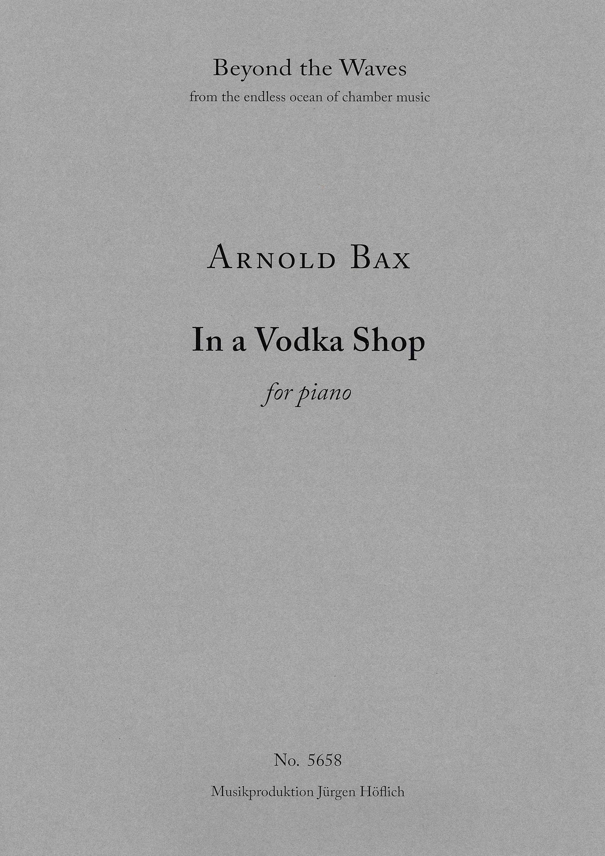 Bax: In a Vodka Shop