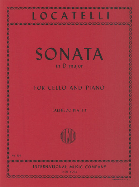 Locatelli: Cello Sonata in D Major – Ficks Music