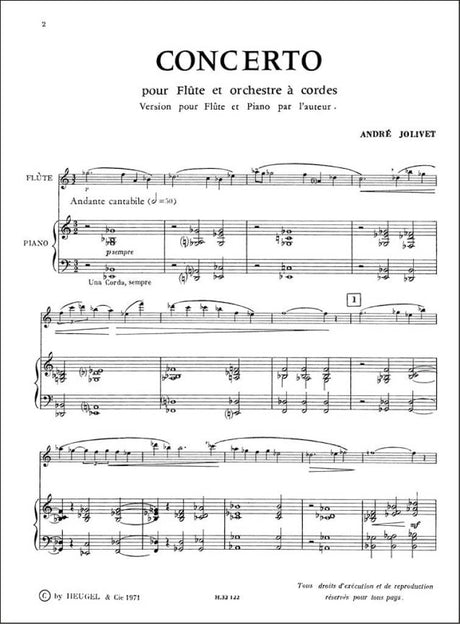 Jolivet: Flute Concerto