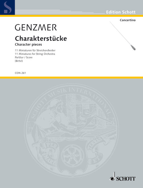 Genzmer: Character Pieces, GeWV 131