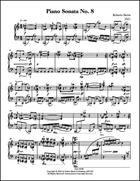 Sierra: Piano Sonata No. 8