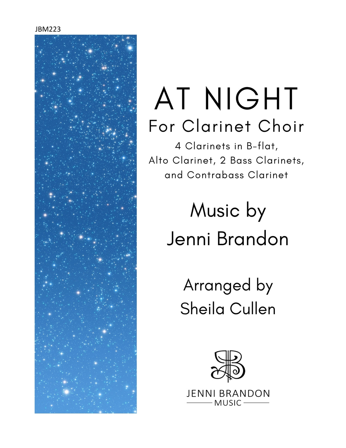 Brandon: At Night (arr. for clarinet choir)