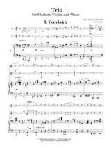 Schoenfeld: Trio for Clarinet, Violin and Piano