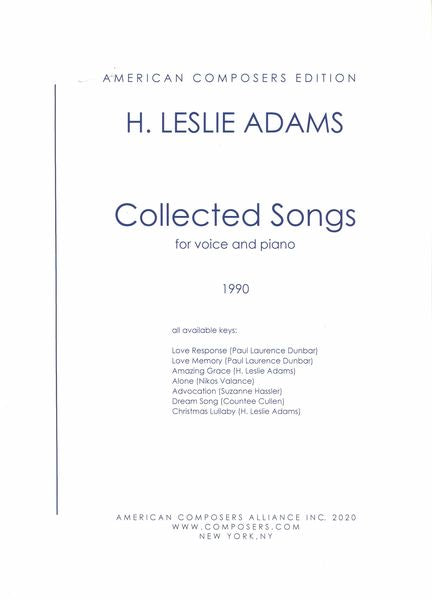 H.L. Adams: Collected Songs