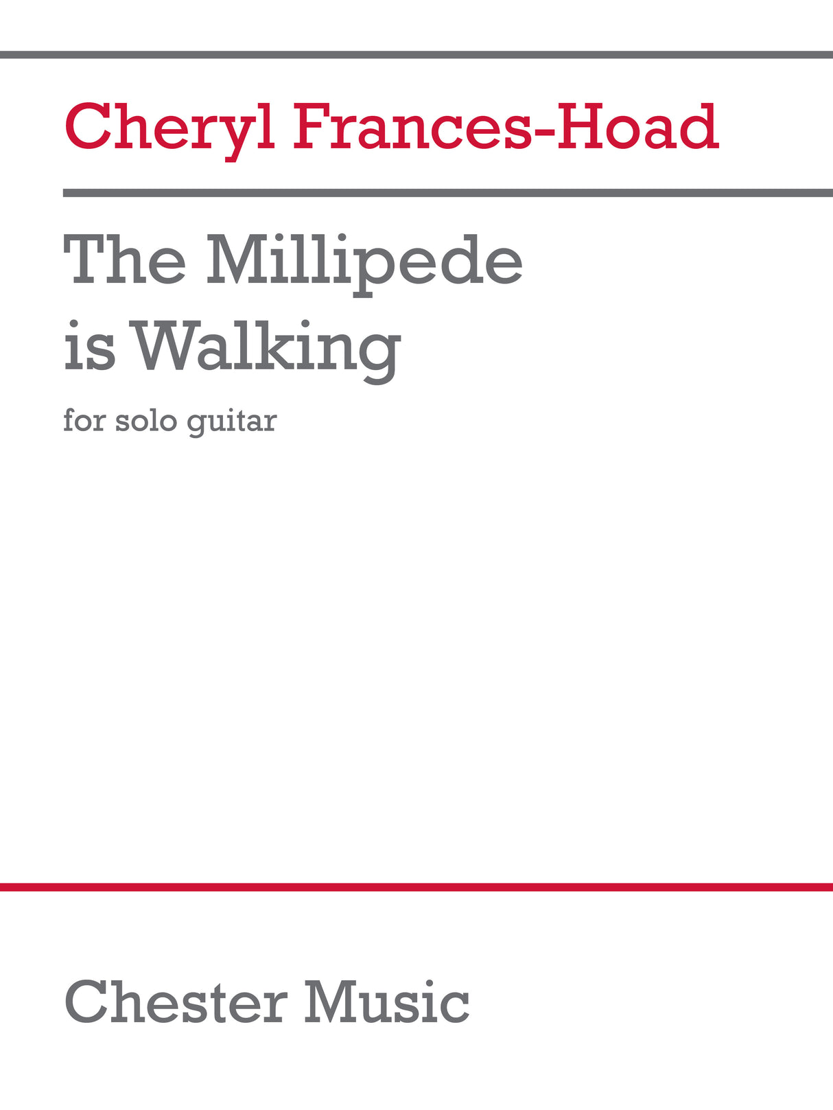 Frances-Hoad: The Millipede Is Walking