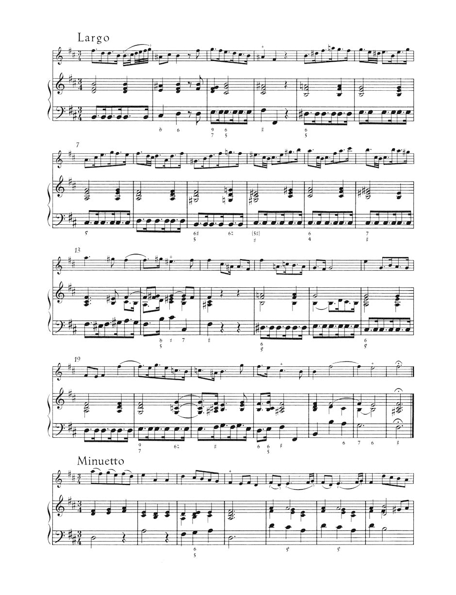 Quantz: Flute Sonata in D Major, QV 1:Anh.15a