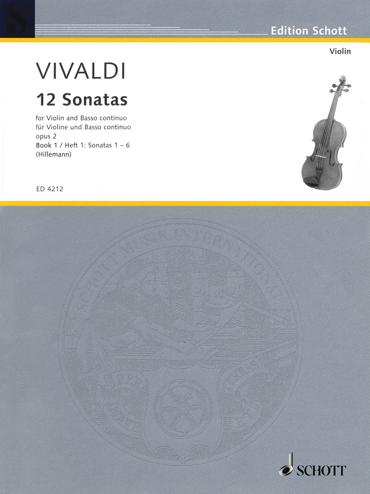 Vivaldi: 12 Violin Sonatas, Op. 2 - Book 1 (Nos. 1-6) – Ficks Music