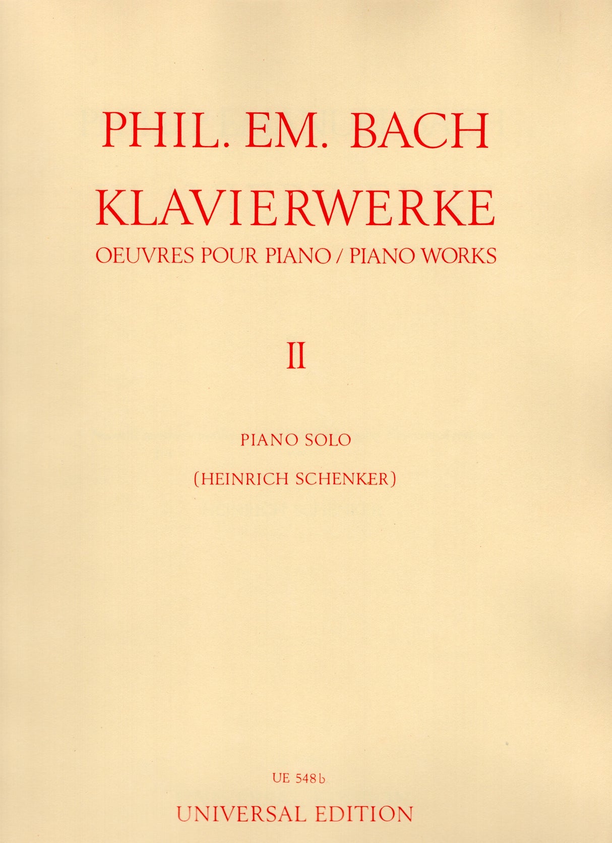 C.P.E. Bach: Piano Works - Volume 2