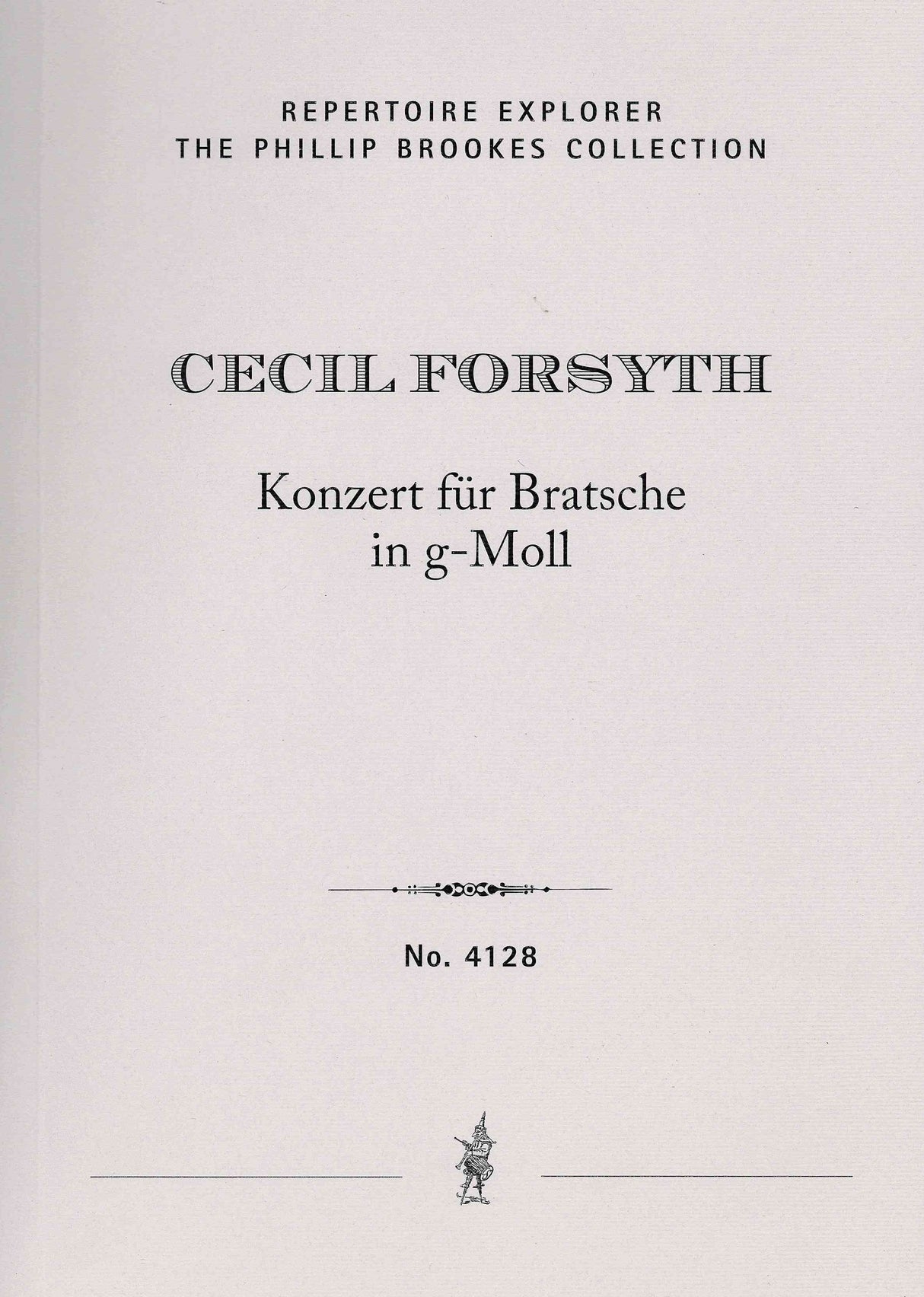Forsyth: Viola Concerto in G Minor