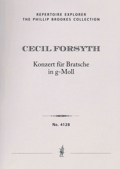 Forsyth: Viola Concerto in G Minor