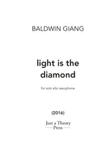Giang: light is the diamond